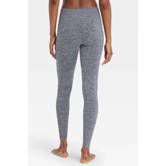 3 PR Colsie Women’s Ribbed High Waisted Workout Casual Leggings 2 Gray1 Black XL - Picture 8 of 11